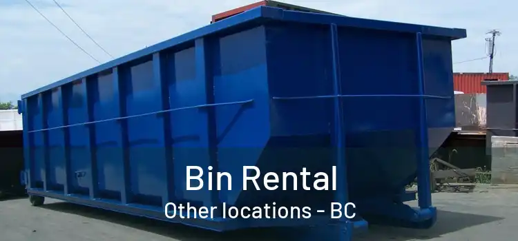  Bin Rental Other locations - BC