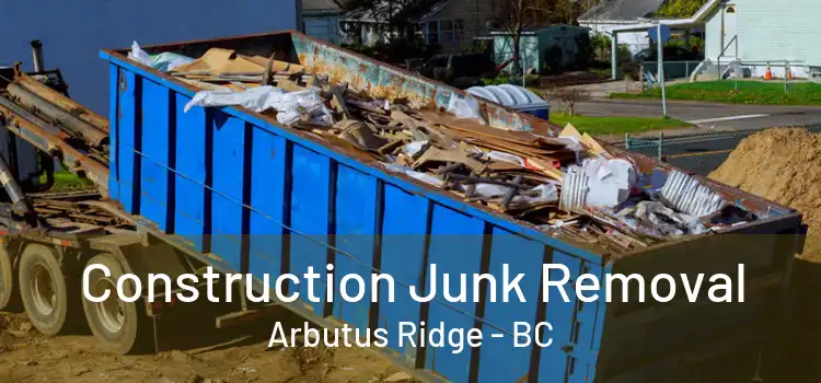  Construction Junk Removal Arbutus Ridge - BC
