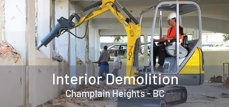  Interior Demolition Champlain Heights - BC