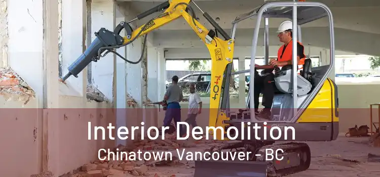  Interior Demolition Chinatown Vancouver - BC