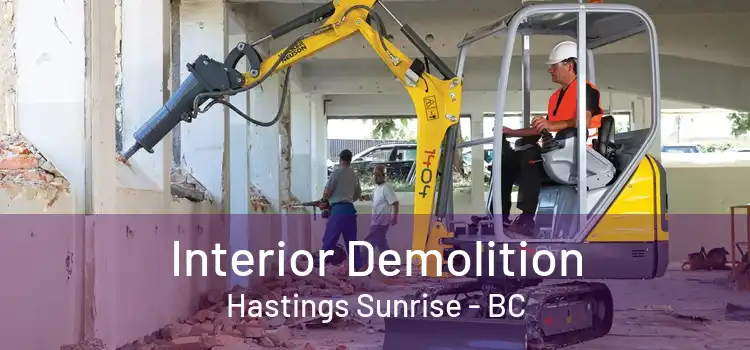  Interior Demolition Hastings Sunrise - BC