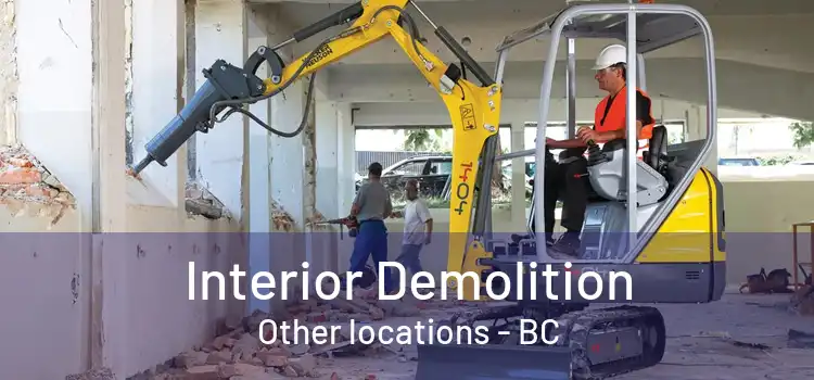  Interior Demolition Other locations - BC