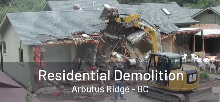  Residential Demolition Arbutus Ridge - BC