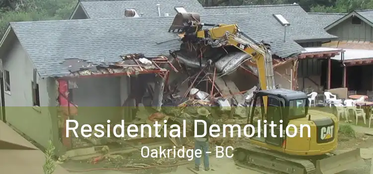  Residential Demolition Oakridge - BC