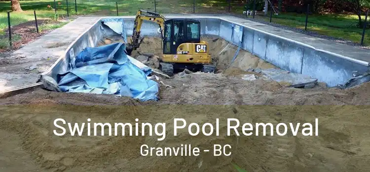  Swimming Pool Removal Granville - BC