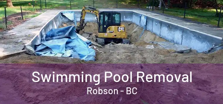  Swimming Pool Removal Robson - BC
