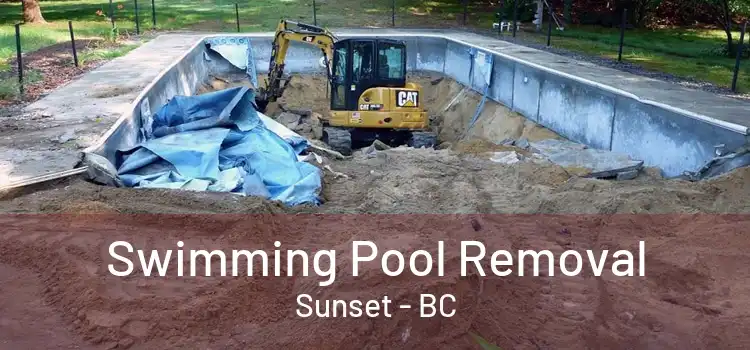  Swimming Pool Removal Sunset - BC