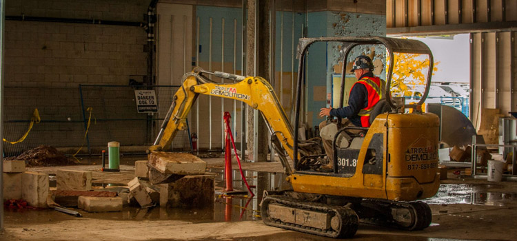 Stairway Demolition in Vancouver, British Columbia
